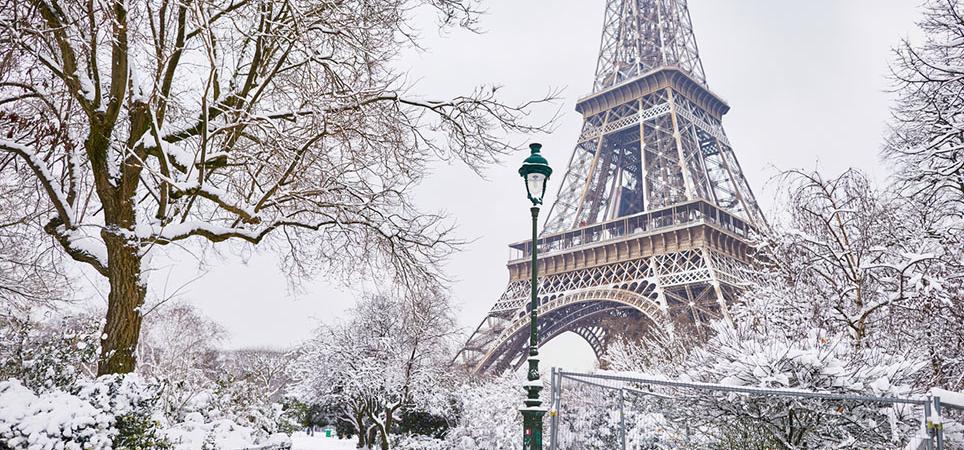 Paris im Schnee