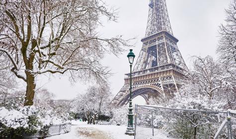 Paris im Schnee